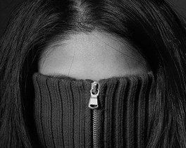 privacy-hiding-face black and white