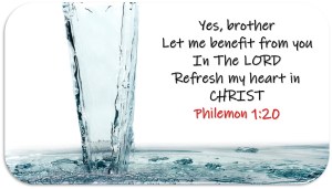 Refresh my heart in CHRIST